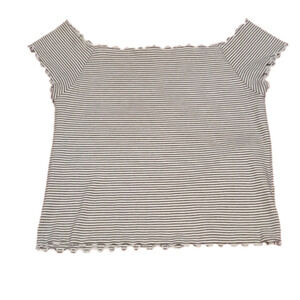 Aeropostale Women's Ribbed Off The Shoulder Crop Top XL